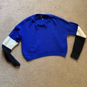 Sparkle & Fade crop top sweater